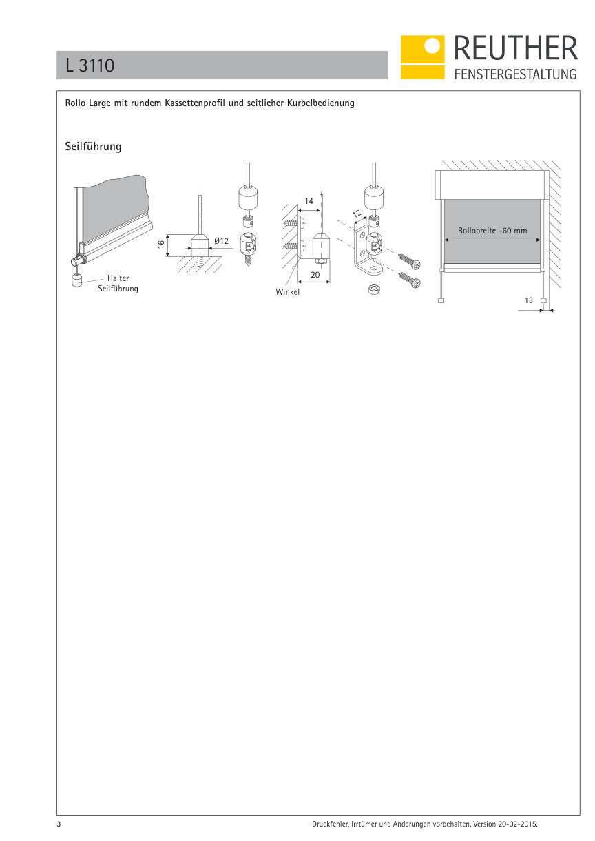 L 3100 / L 3110 / L 3120 – Datenblatt Seite 3