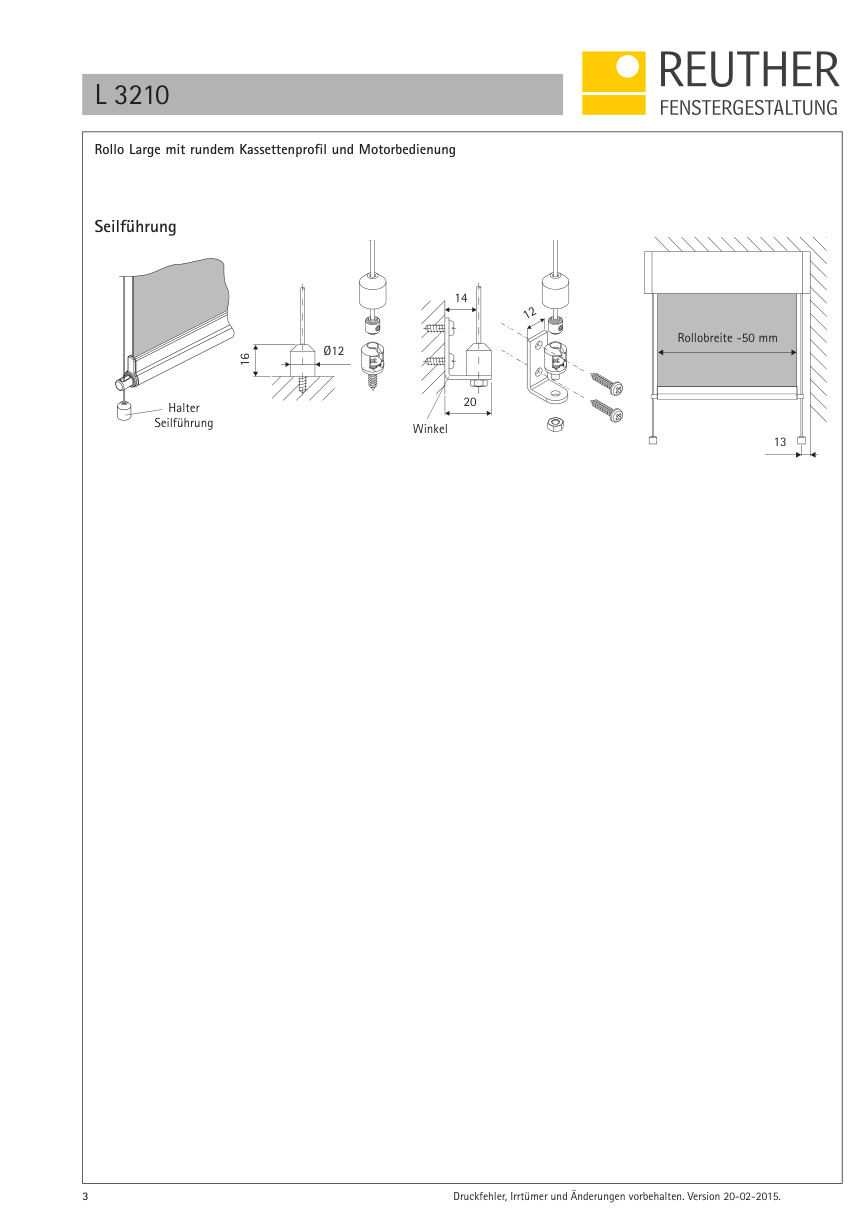 L 3200 / L 3210 / L 3220 – Datenblatt Seite 3
