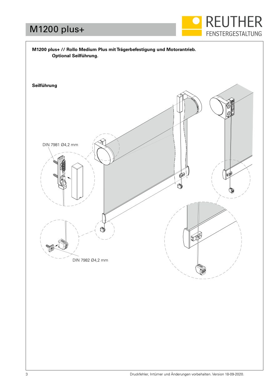 M1200 plus+ – Datenblatt Seite 3