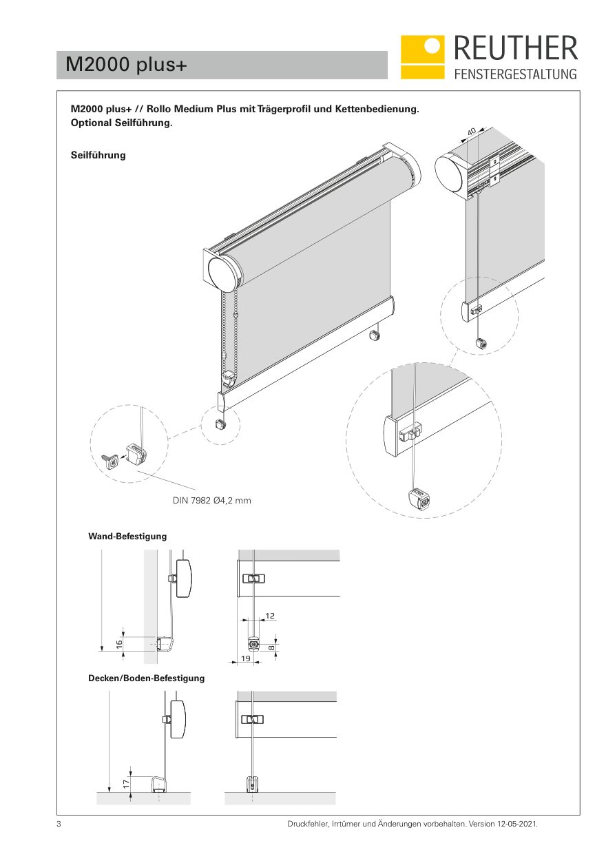 M2000 plus+ – Datenblatt Seite 3