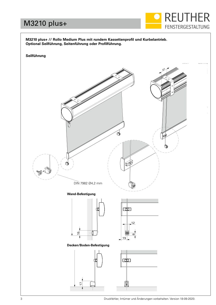 M3100 plus+ – Datenblatt Seite 3