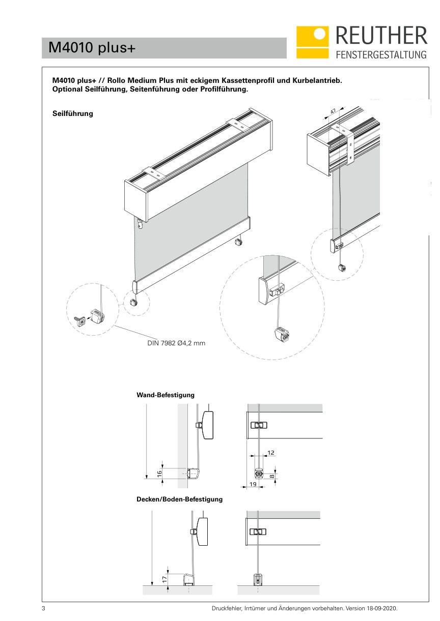 M4100 plus+ – Datenblatt Seite 3